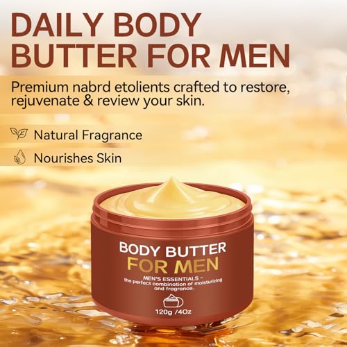 Paistely Pheromone Body Butter for Men - Hydrating & Moisturizing Cream, 2-Pack