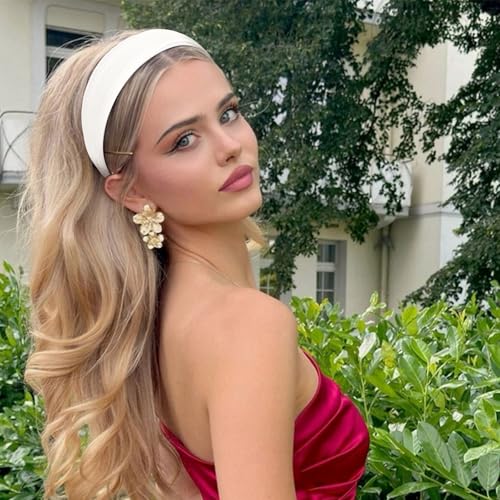 CURASA Wide Fabric Headbands for Women, Non-Slip Comfortable Hair Bands