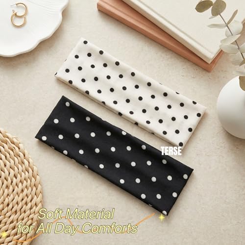 Polka Dot Headbands for Women - 6PCS Y2K Style Hair Accessories