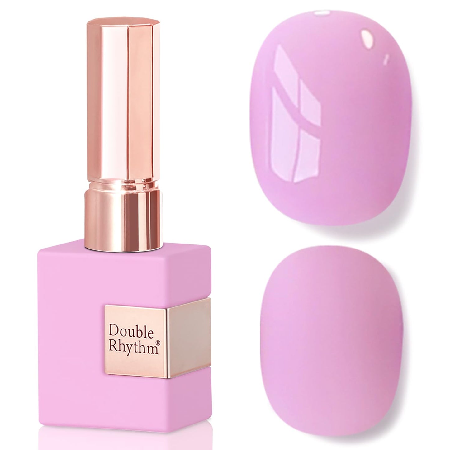 Gel Nail Polish - Translucent Light Milky Pastel for DIY Manicure | 0.5 Oz Rose Pink