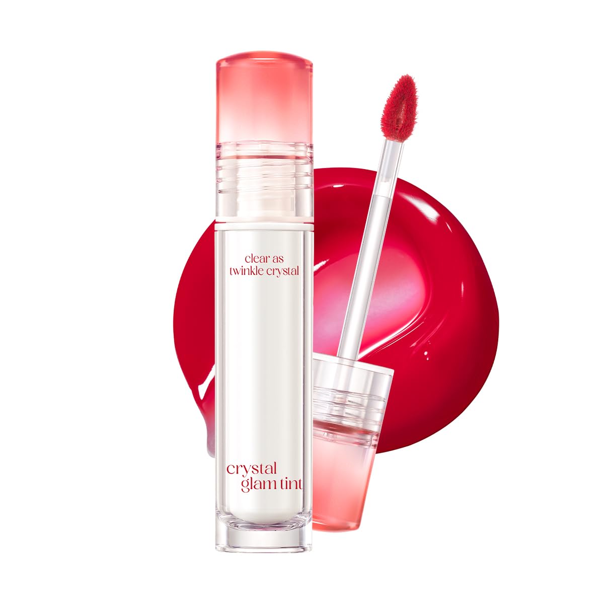 CLIO Crystal Glam Tint - Glossy Lip Tint with Long-Lasting Color | Lightweight Non-Sticky Stain in Daily Mauve