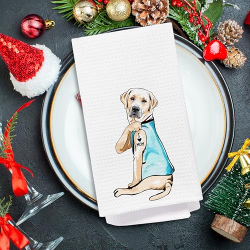 Funny Labrador Kitchen Towels - Decorative 16x24 Inch Hand Towels