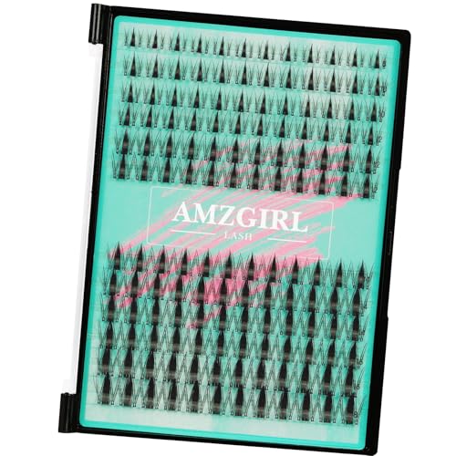 AMZGIRL Manga Lash Clusters with Spikes 144Pcs Maple Leaf- C-8-18mm, Anime Flutter Lashes