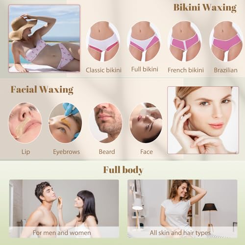 300g Hard Wax Beads for Brazilian Waxing & Coarse Hair Removal