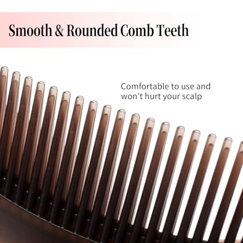 Stainless Steel Dandruff Comb Set for Scalp Care - 2 Combs