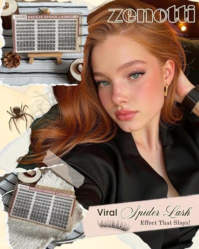 A-DD Curl Breeze Spider Lash Clusters Kit 162PCS by zenotti - Kim K Style Natural Eyelash Extensions