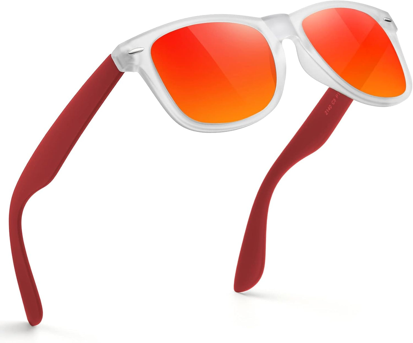 Polarized Sunglasses for Men & Women - Black Retro UV Protection for Driving & Fishing