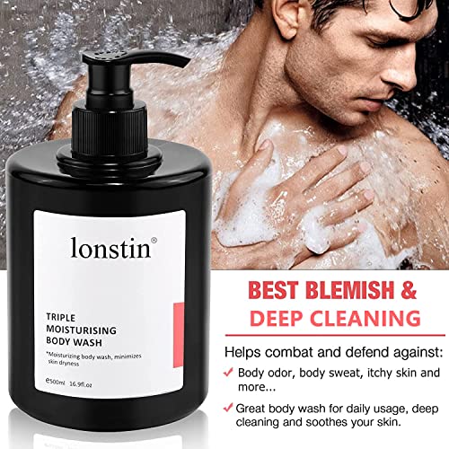 Moisturizing Body Wash with Argan Oil - 16.9 Fl Oz Pump