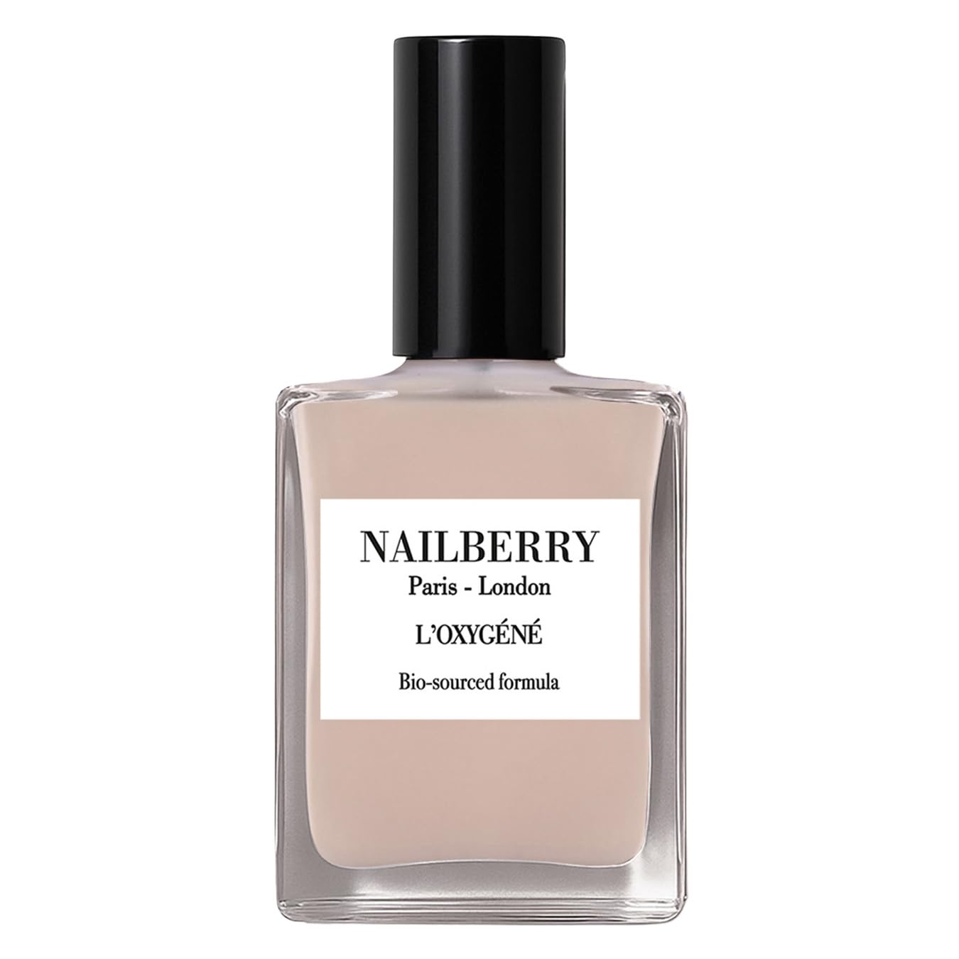Oxygenated Nail Lacquer - Rose Blossom Pastel Pink | 12-Free Vegan Nail Polish | UV Protected Long-Wear | 15 ml