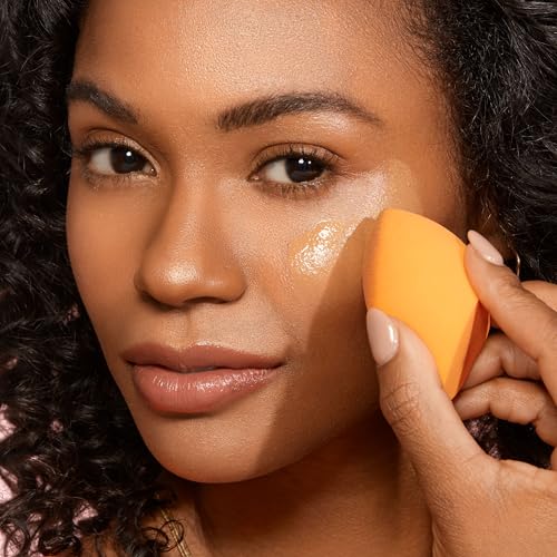 Real Techniques Dreamiest Dew Makeup Sponge Set - Holiday Gift, Latex-Free, Includes Foundation & Concealer Sponges
