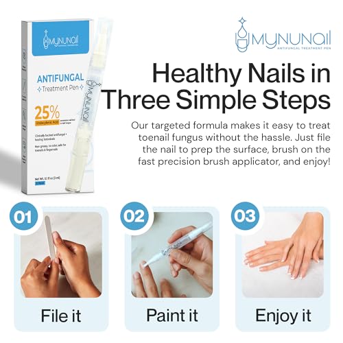 MyNuNail Toenail Fungus Treatment Pen 25% Undecylenic Acid Extra Strength - Pack of 1