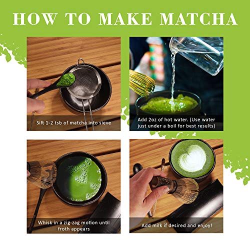 Bamboo Matcha Whisk Set - Chasen, Scoop & Teaspoon