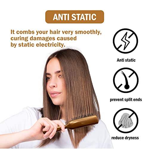 VESS Anti-Static Blow Dryer Brush - Large Professional Detangling Hairbrush