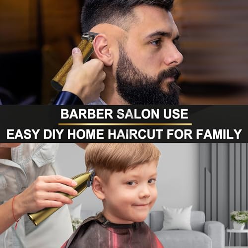 FADEKING¢ç Professional Hair Clippers for Men ? Cordless Barber Clippers & Beard Trimmer for Men, Fade Clipper and Trimmer Set for Home & Barber Use, Complete Men's Grooming Kit - Gifts for Men