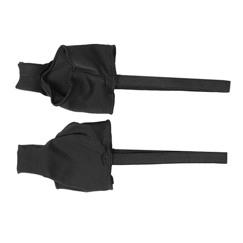 Vaguelly 2pcs Hallux Valgus Correcting Tool Toe Straightener Bunion Splint Brace for Home Use Thumb Valgus Corrector Black M