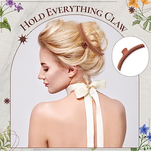 Tigeen 12 Pack Hair Clips Set - 4.7 Inch & 1.8 Inch Claw Clips for Thick & Thin Hair