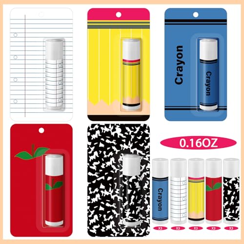 Fresh 15 Pack Christmas Teacher Appreciation Lip Balm Bulk - Sacubee