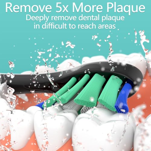 Cusnikelo Replacement Heads for Philips Sonicare Toothbrush - 8 Pack