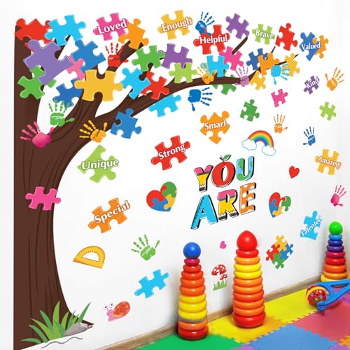 Decalmile Reading Corner Tree Wall Decals for Kids' Rooms