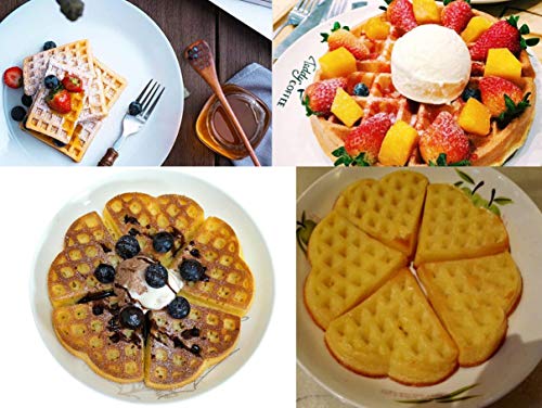 Silicone Waffle Mold Set - Nonstick Baking Tray for Cakes & Candies