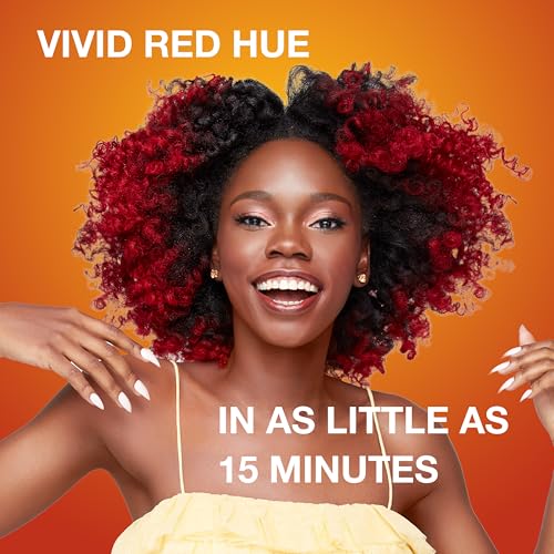 Creme of Nature Honey Hydrating Semi-Permanent Hair Dye, Fire Red - 3 Fl Oz (Pack of 2)