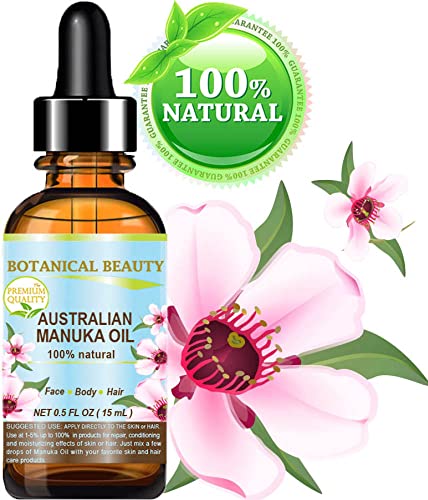 Manuka Oil 100% Natural Virgin Cold Pressed Skin & Hair Moisturizer 0.5oz