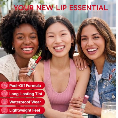 Lipdance Peel Off Lip Stain & Liner Set - Waterproof Long Lasting Tint