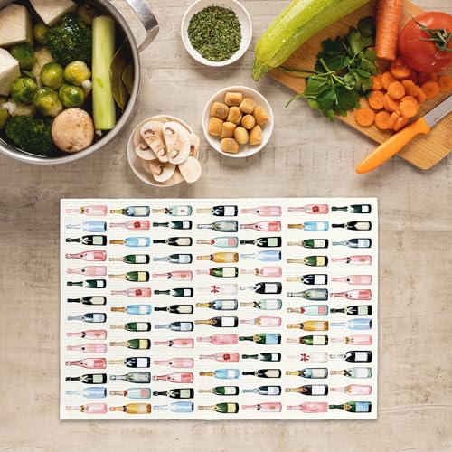 Kitchen Towels 16x24 Inch - Decorative Microfiber Dish Towels