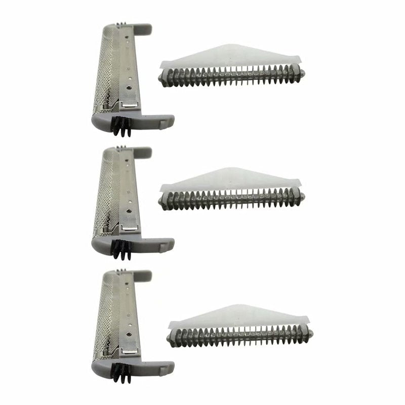 SP-93/SP-94/MS3 Series Shaver Foil Screens & Cutter Blade Head Replacement for Remington's Microscreen 3 TCT Foil Shavers MS3-1000, MS3-1100, MS3-1700