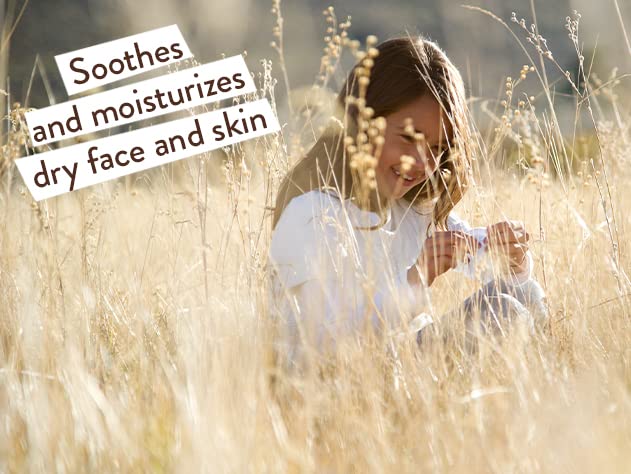 Babo Botanicals Moisturizing Oat & Calendula Face Cream - Fragranced 2 oz for Dry/Sensitive Skin