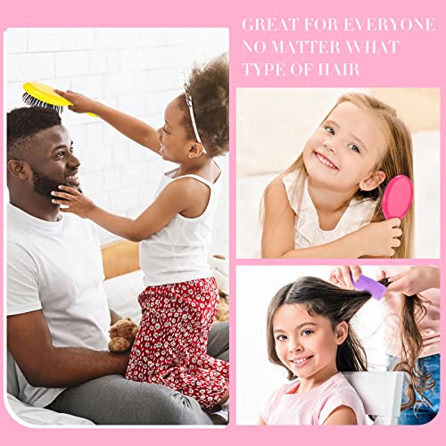 Nuogo 24-Piece Mini Detangling Hair Brush and Wide Tooth Comb Set - Travel Size