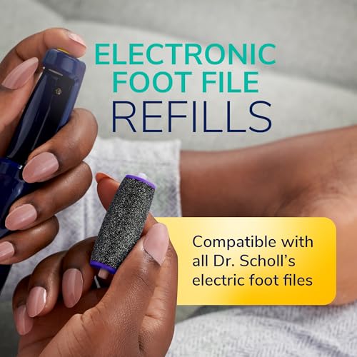 Dr. Scholl's Electric Foot File Roller Head Refills - 2 Count