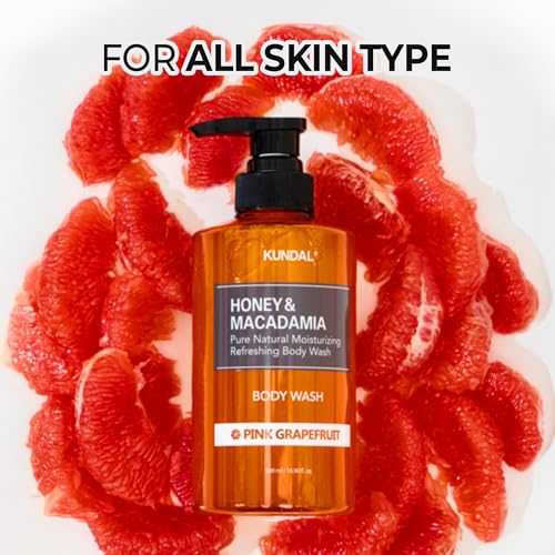 KUNDAL Honey & Macadamia Body Wash - Baby Powder Scent