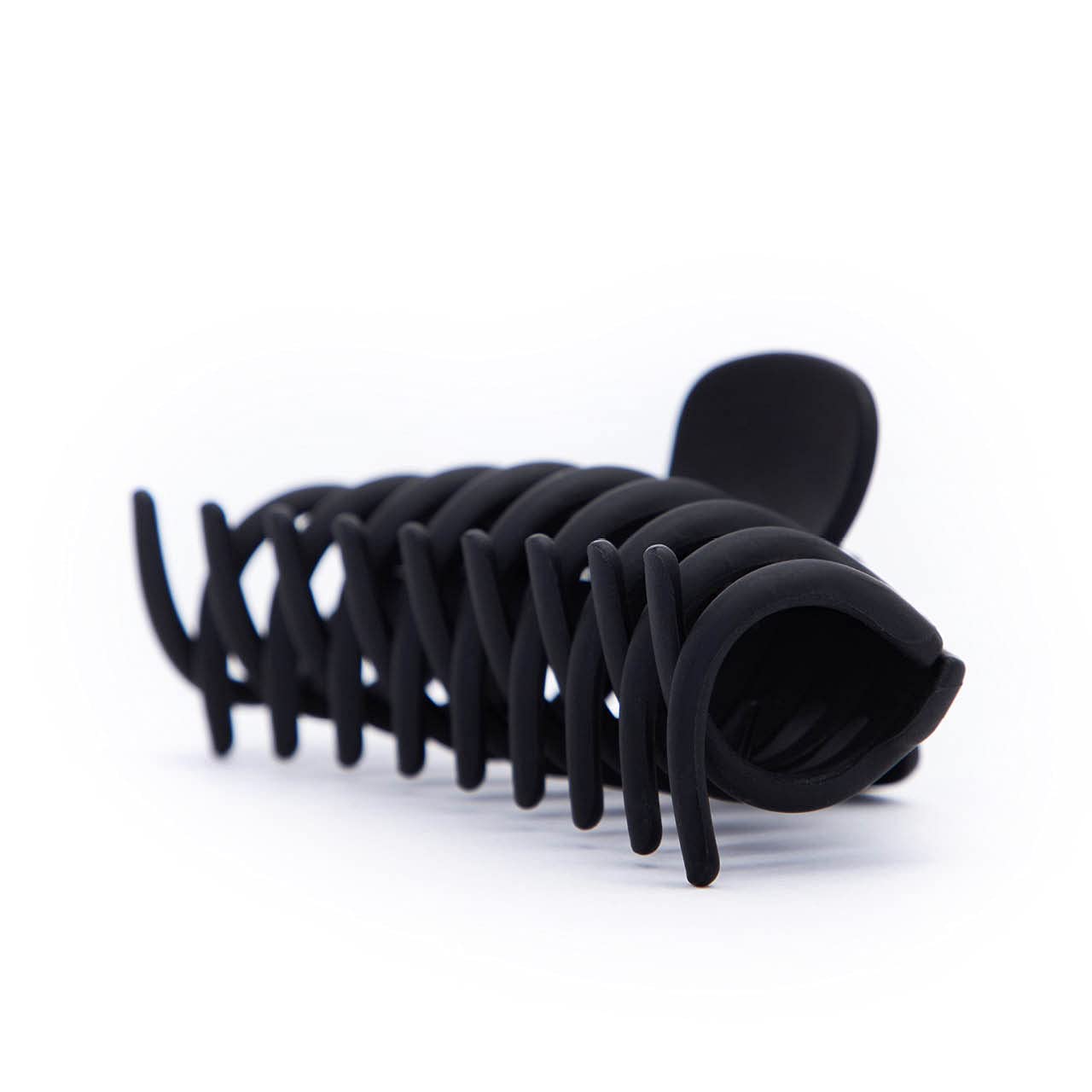 Large Hair Clips for Women - Durable Recycled Plastic Claw Clips | All-Day Hold, Comfortable Fit - Black & Tortoise, 2pcs