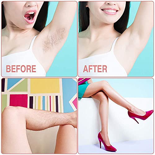 tuokiy Legs Hair Remover Replacement Head Compatible with Finishing Touch Flawless Electric Legs Shaver for Women,Rose Gold 2 Pack