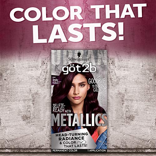 Got2B Metallics Permanent Hair Color, Smoky Violet - 1 Count
