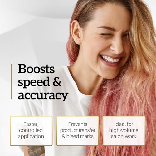 Robson Peluquero Professional Balayage Board With Teeth | Black Color Board for Balayage, Foils & Bleaching | Precision Support for Salon | Anti-Slip, Durable Tool Foil Board, Highlightning Tools
