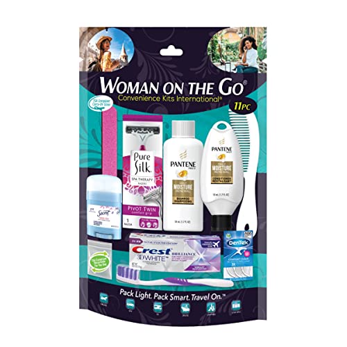Travel Hygiene Kits for Women - 11-Piece TSA Compliant Set