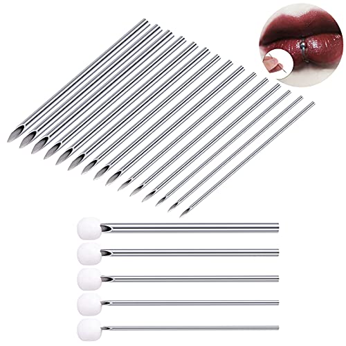 150PCS Professional Piercing Needles Set - 12G to 20G Stainless Steel