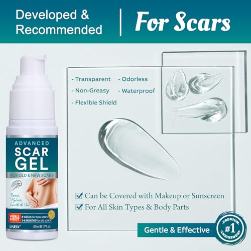 UNIEDI Advanced Scar Gel for Surgical & Keloid Scars - 50g