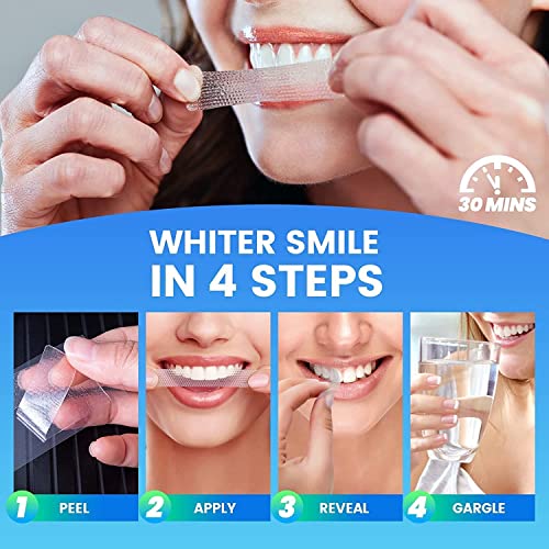 Teeth Whitening Strips - 28 Pcs for Sensitive Teeth - 14 Treatments