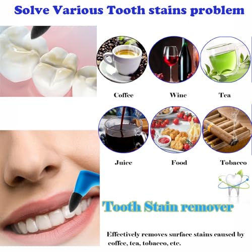 Tooth Stain Remover Kit - 4-Piece Dental Plaque & Tartar Eraser