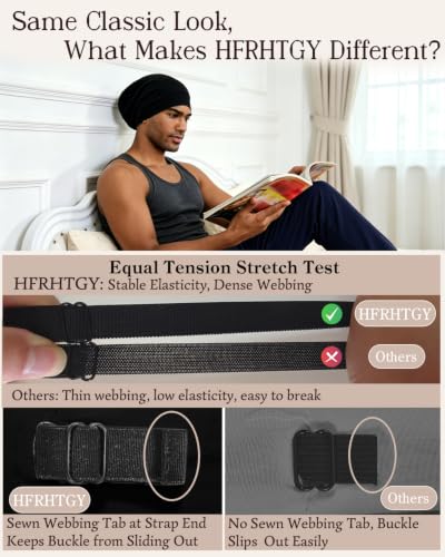 Adjustable Satin Lined Sleep Bonnet for Hair Protection, Unisex