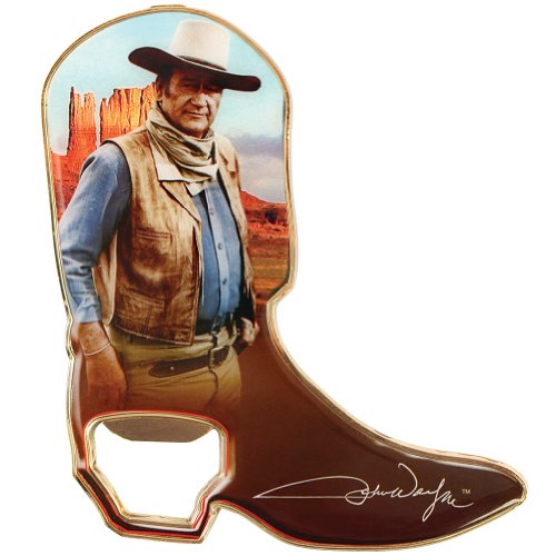 John Wayne Boot Bottle Opener & Refrigerator Magnet