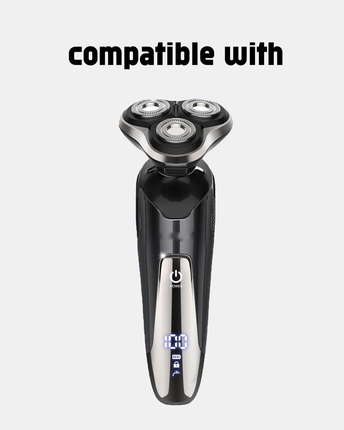 12 Pack Heads Compatible with Pritech Replacement Blades for Electric Shaver rsm-1505, Gifts for Men, 2 Cleaning Brush