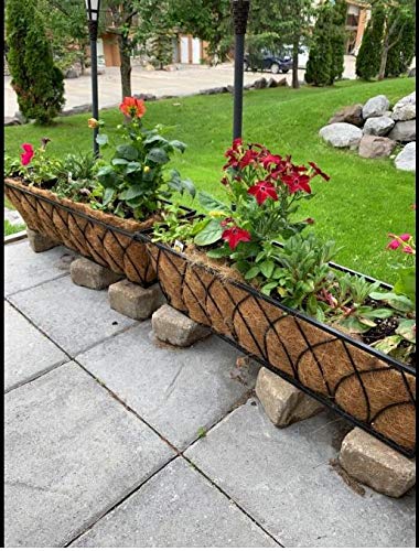 30 Inch Coconut Fiber Trough Planter Liners - Pack of 2