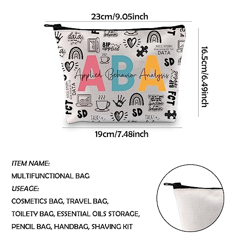 ABA Therapist Gift Survival Kit Zipper Pouch for Behavior Therapy - ABA Ap