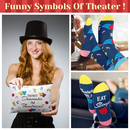 Didaey 7 Pcs Theatre Gifts for Women Girls, Broadway Musical Drama