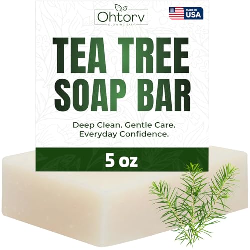 Natural Tea Tree Soap Bar for Face & Body – Acne Cleansing Wash
