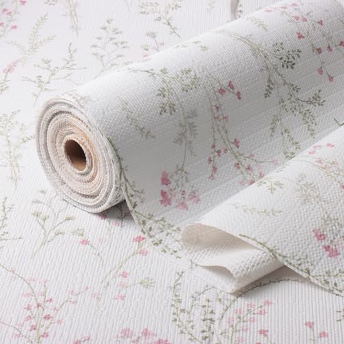 Non-Slip Floral Shelf Liner - Waterproof Drawer & Cabinet Protector, 12in x 10ft